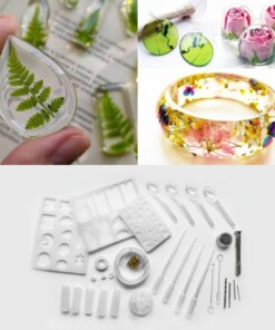 GLUESY® Комплект Форми за Бижута от Епоксидна смола (83 части)