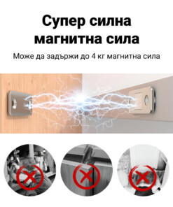 Alternative view of MAGRIP™ НЕВИДИМИ МАГНИТИ ЗА ВРАТИ НА ШКАФ - 4+4 БЕЗПЛАТНО