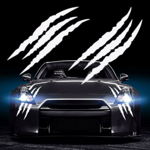 MONSTERCLAW™ СВЕТЛООТРАЗИТЕЛНИ СТИКЕРИ ЗА КОЛА - 4 БР. - Image 11