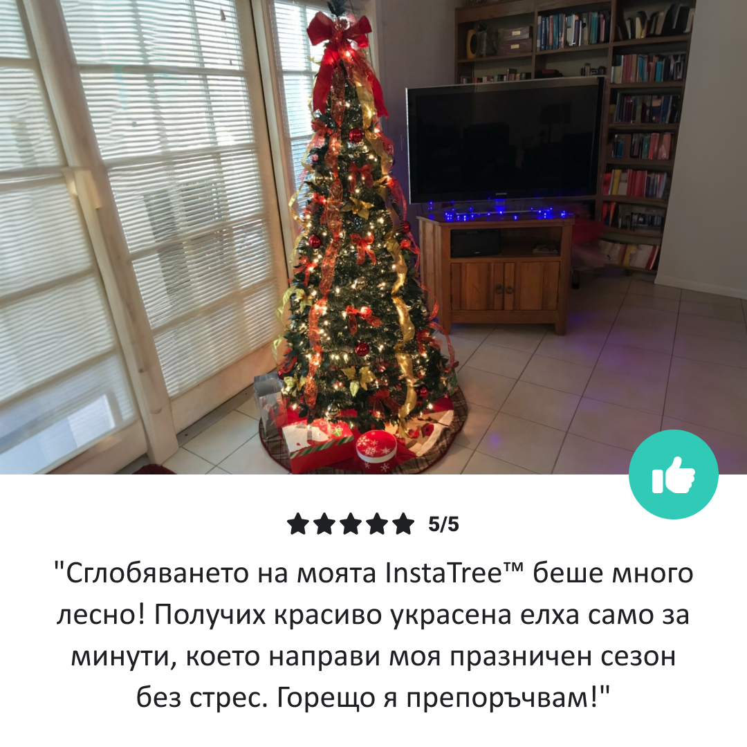InstaTree™ готова коледна елха (180cm x 65cm) - Image 7