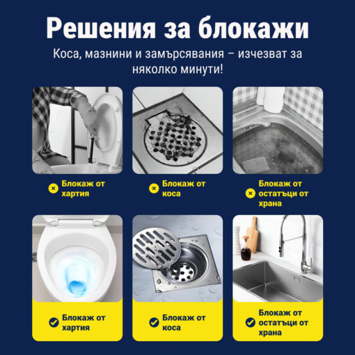 DrainMaster - Препарат за почистване на мивки и канали - Image 4