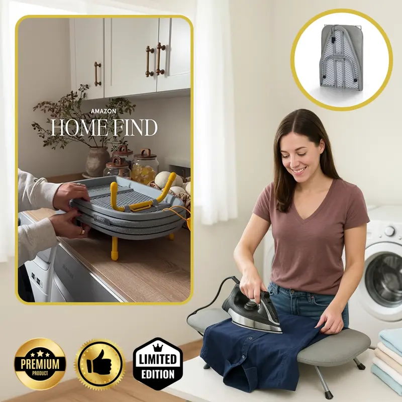 IronEase™ - Сгъваема дъска за гладене