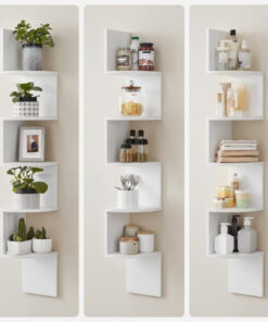 Alternative view of Conera™ – Ъглова стенна етажерка с 5 „плаващи“ рафта