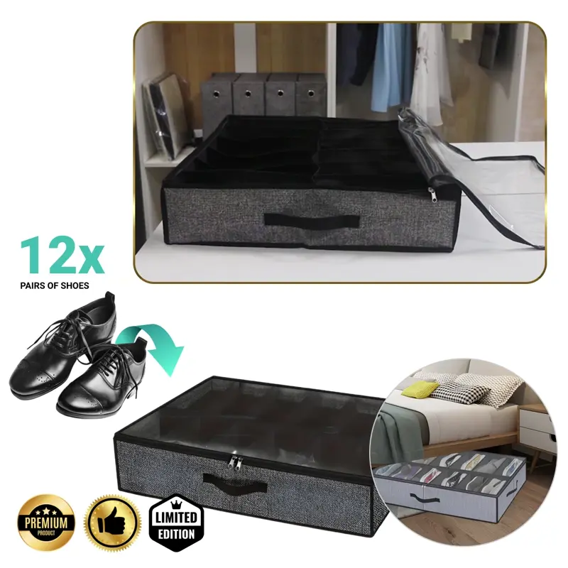 StoreEase™ - Органайзер за обувки под леглото - 1+1 БЕЗПЛАТНО