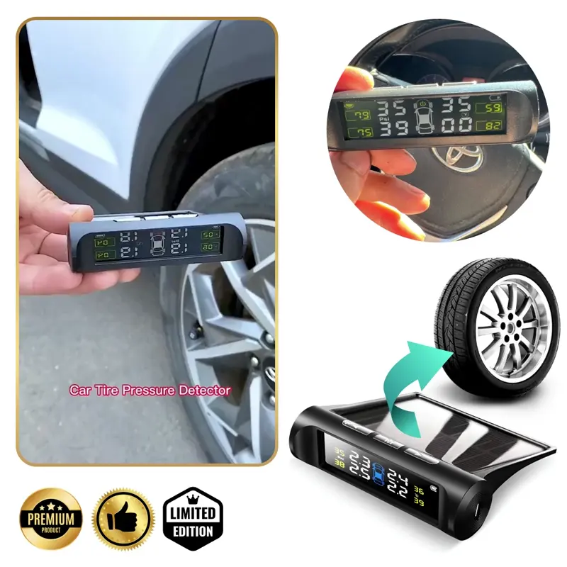 Riboton™ - Слънчева система за мониторинг на налягането в гумите