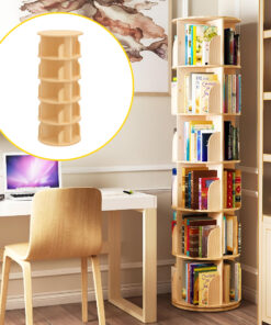 Boka™ – Въртяща се библиотека на 360° с 5 рафта