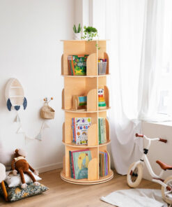 Alternative view of Boka™ – Въртяща се библиотека на 360° с 5 рафта